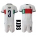 Portugal Pepe #3 Replika Babykläder Borta matchkläder barn VM 2022 Korta ärmar (+ Korta byxor)